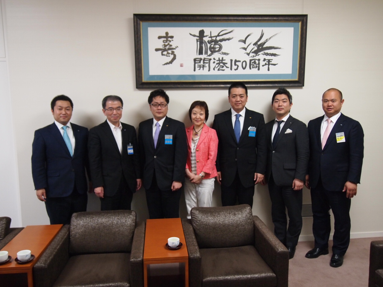 日本青年会議所　笹島副会頭　横浜訪問